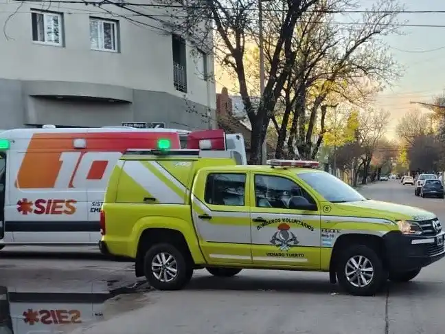 Rápido accionar de los bomberos. Foto: archivo.