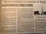 La llegada del ferrocarril