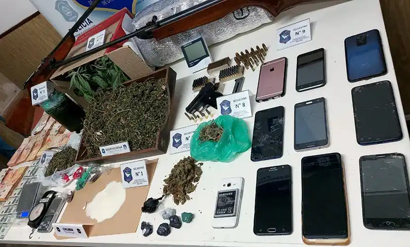 Aprehendidos por la venta de drogas en San Cayetano