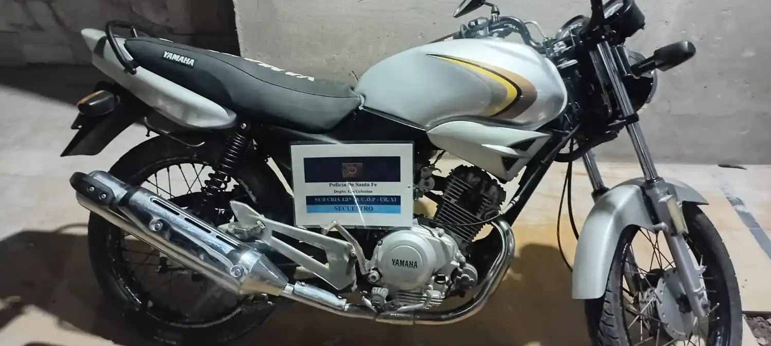 Secuestraron una moto con pedido de captura por robo durante la pandemia en San Jerónimo del Sauce