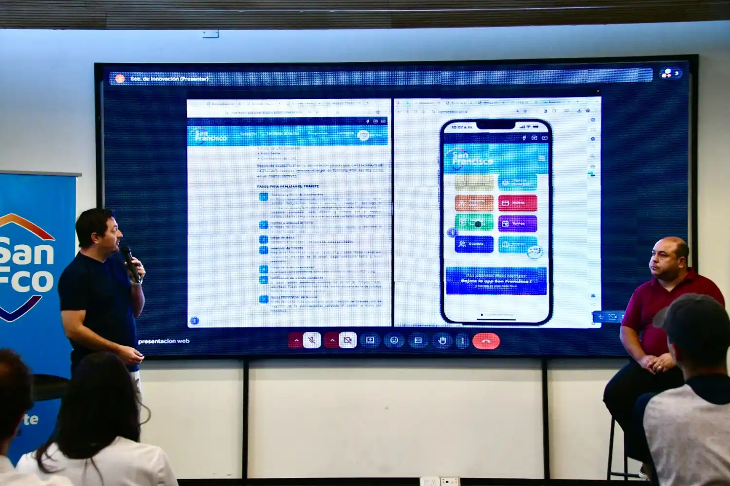 Se presentó la nueva página web de la Municipalidad de San Francisco