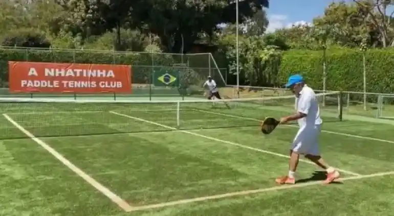 Daniel Scioli aseguró que inventó un deporte en Brasil