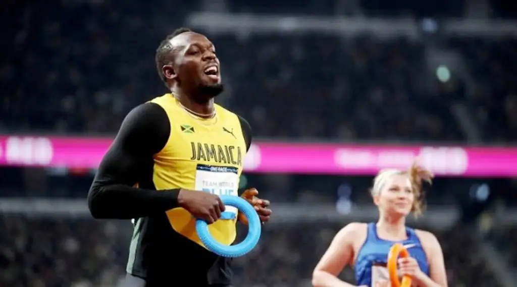 Usain Bolt inauguró el estadio olímpico