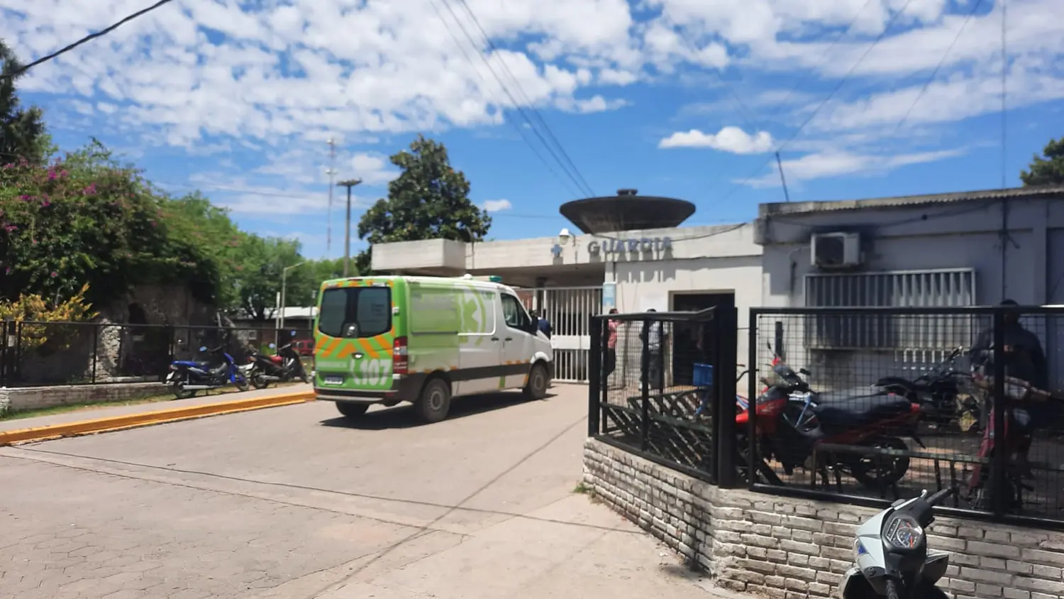 La víctima, de 77 años, fue trasladada por una ambulancia del Same 107.