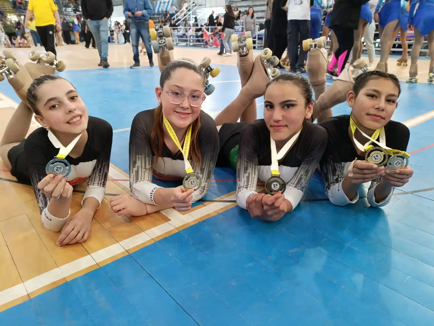 Patín: dos campeonas provinciales para Colegiales y buenos resultados en Monte Hermoso