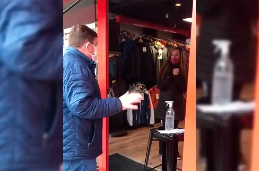 Video: el consejo de Montenegro en su recorrida por los distintos puntos comerciales