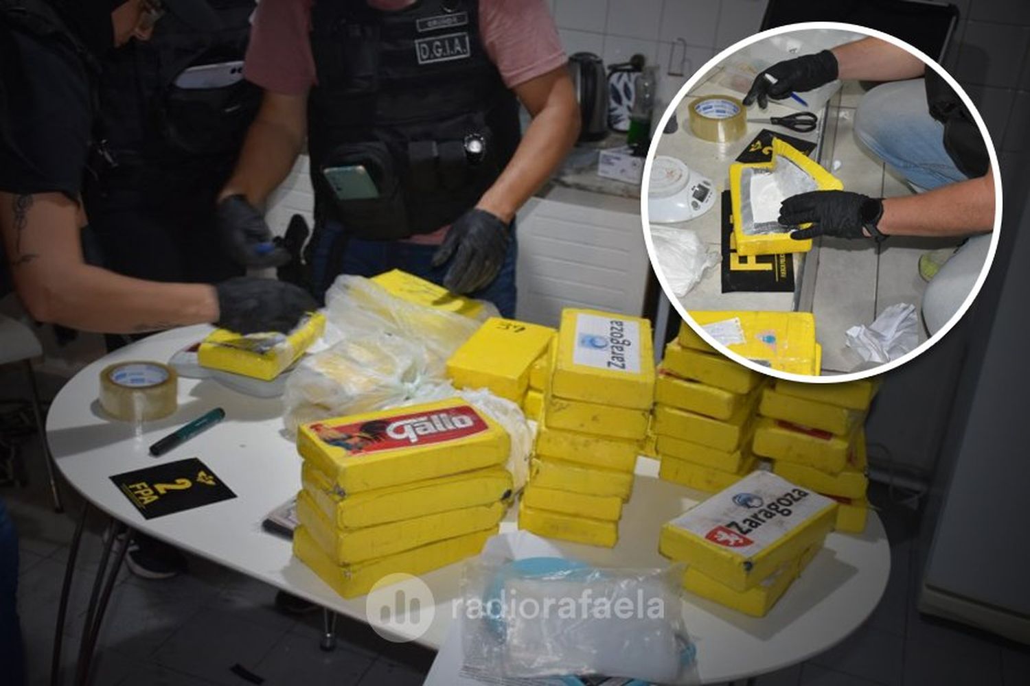 Desbarataron una banda narco liderada por un extranjero: hay ocho detenidos y 70 kilos de cocaína secuestrada