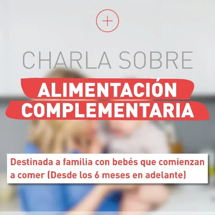 Charla sobre alimentación complementaria