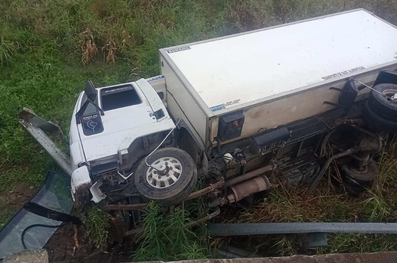 Accidente en el departamento San Jerónimo.