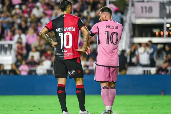 Inter de Miami igualó con Newell"s en un emotivo partido amistoso