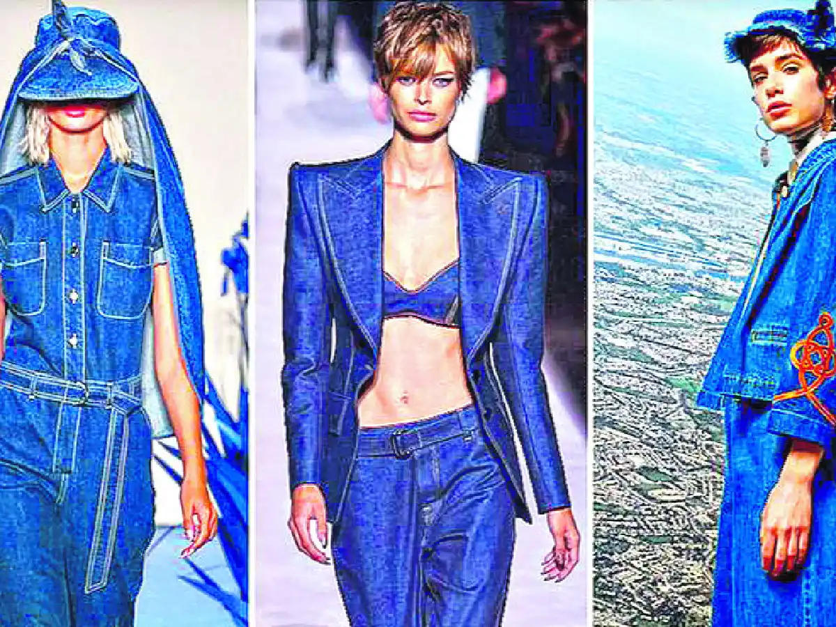 Plástico transparente, sacos recargados de  adornos y micro bóxers, la moda para 2018