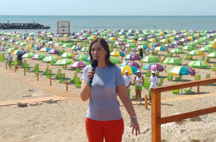 Vidal inauguró las playas públicas equipadas en Mar del Plata