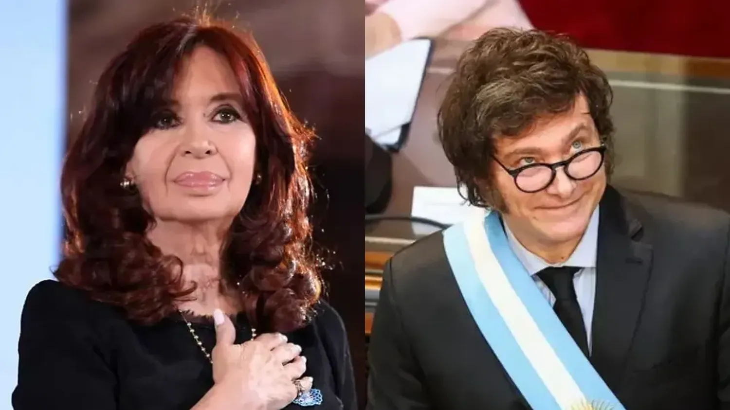 Cristina y Milei