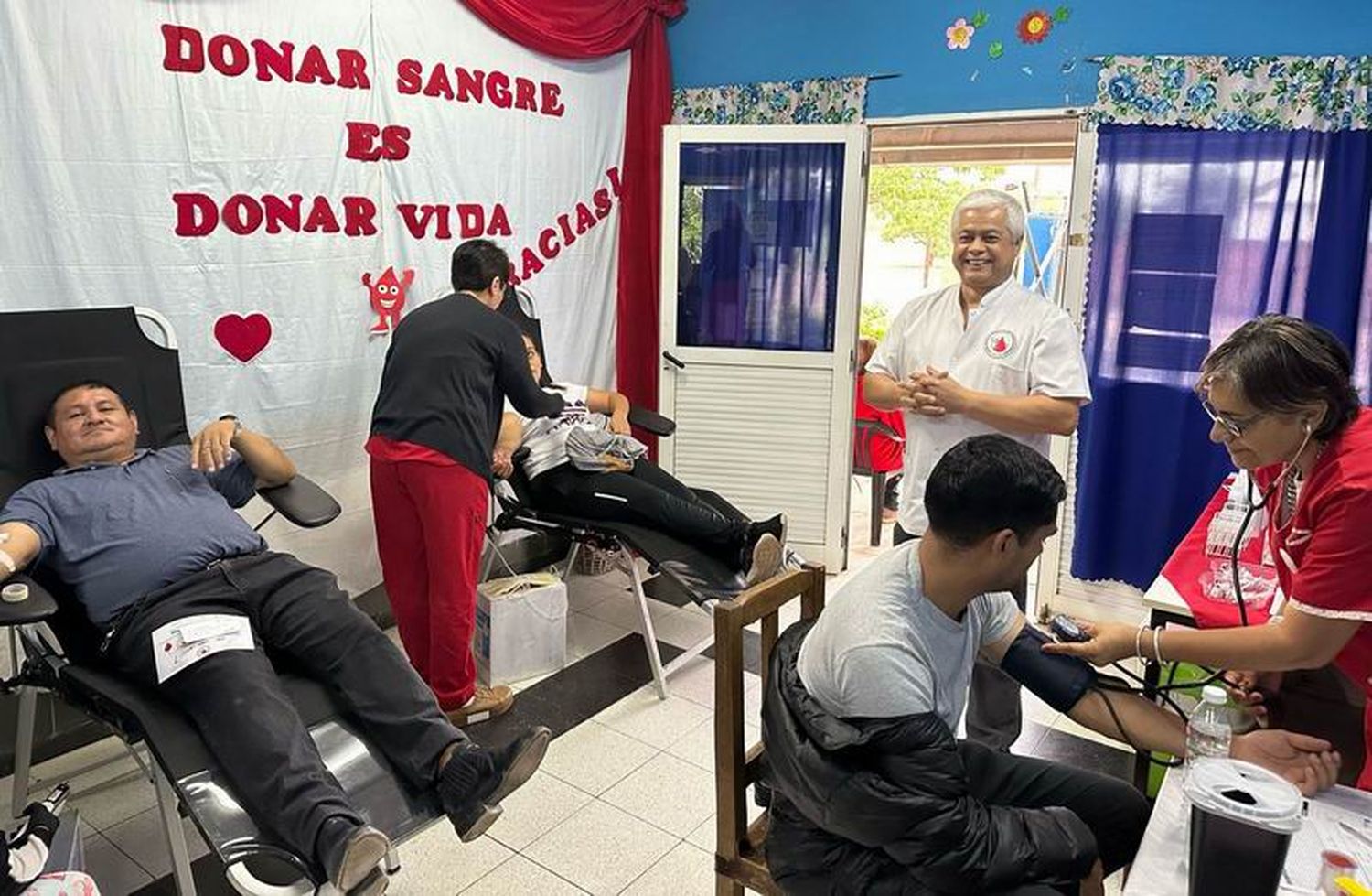 El Centro Provincial de Hemoterapia realizó 
una gira para recolectar sangre por el Oeste