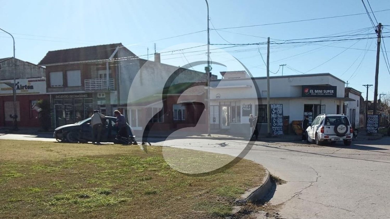 Fuerte colisión entre vehículos dejó el saldo de un lesionado