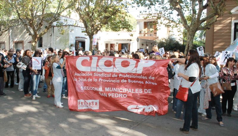 Médicos bonaerenses de Cicop definen si van a un nuevo paro