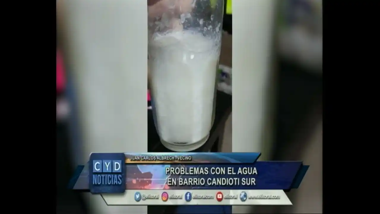 Problemas con el agua en barrio Candioti Sur