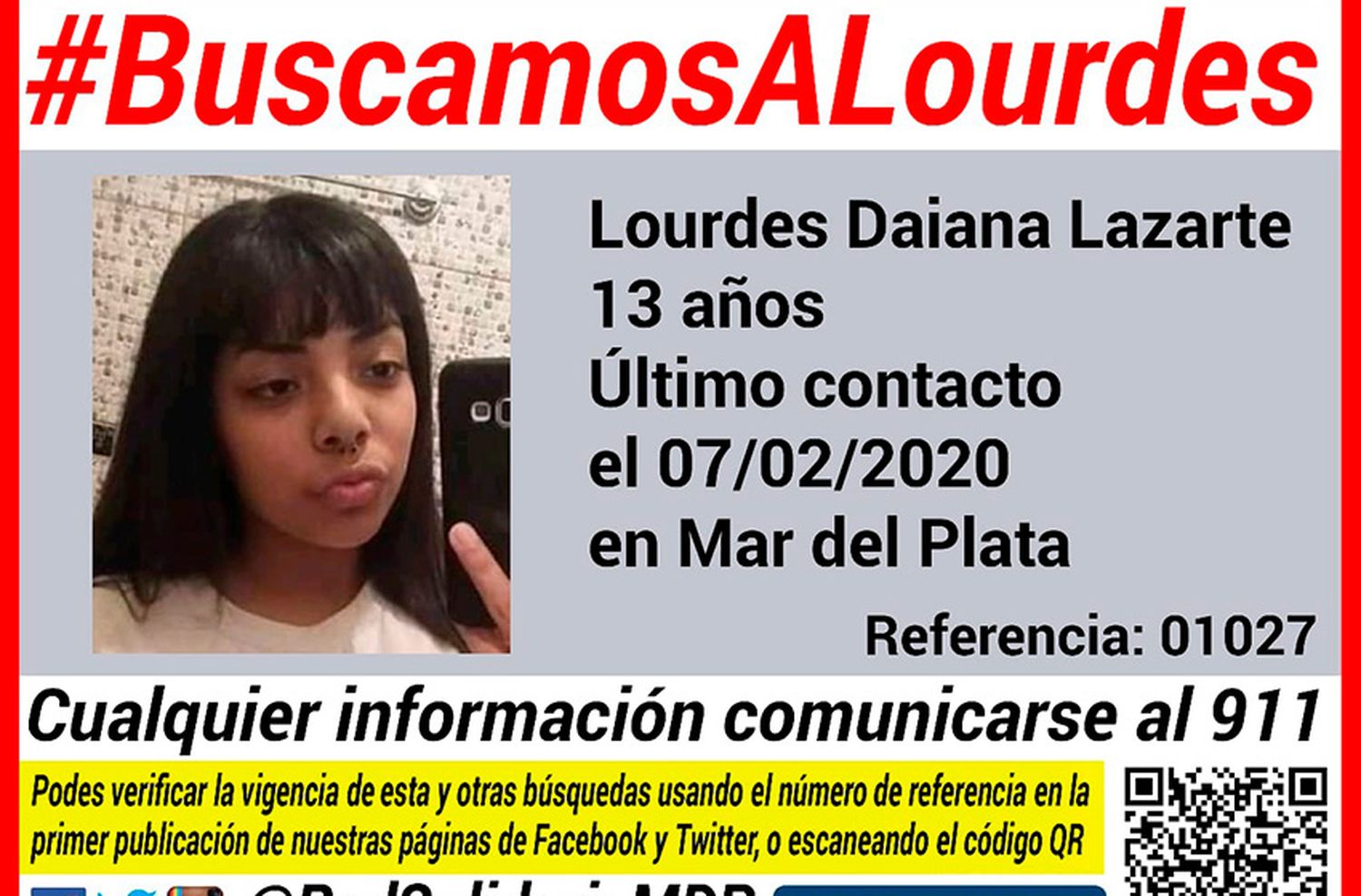 Apareció la menor buscada en la ciudad