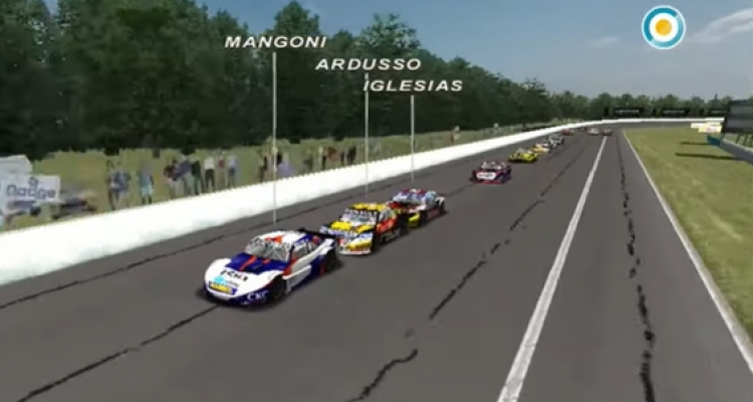 Morro Iglesias estuvo en las 100 Millas del TC Virtual