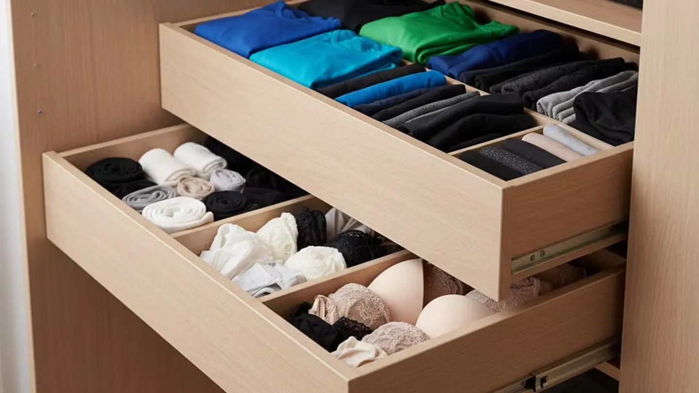 ¿Por qué no tenés guardar la ropa interior junto a la ropa deportiva en el placard?