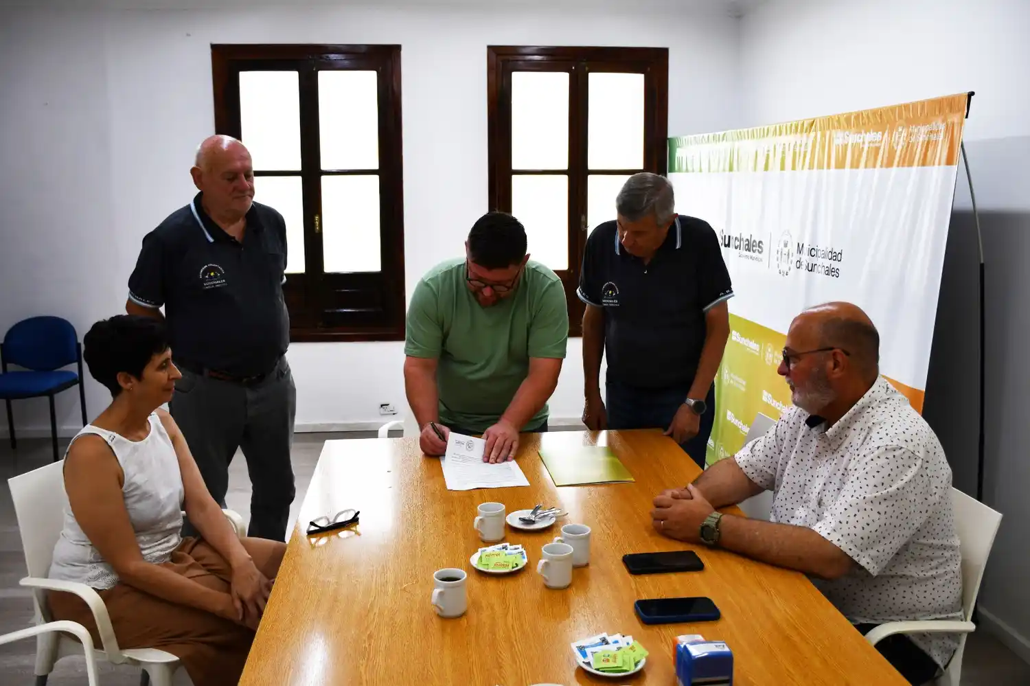 El Municipio de Sunchales renovó por un año el convenio de aporte económico con sus Bomberos Voluntarios