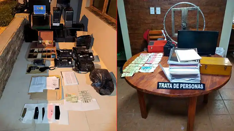 En un importante operativo desarticularon centros de juego clandestinos