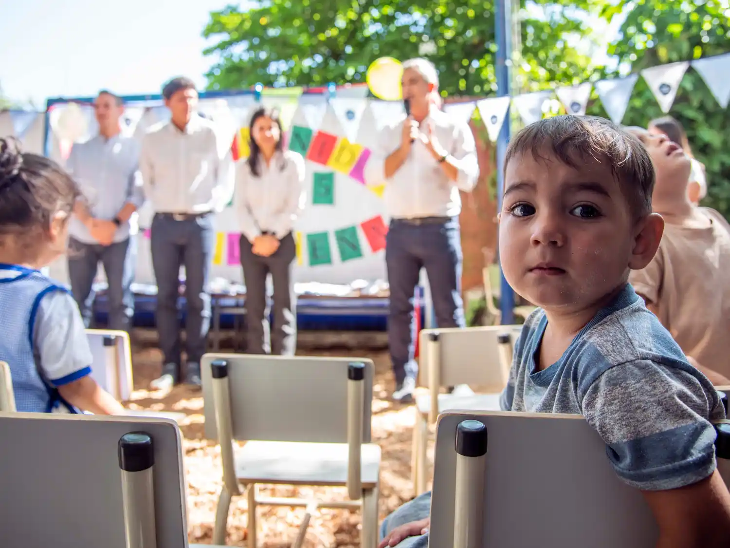 Javkin inauguró el ciclo 2025 en 45 salas de 3 años en los jardines municipales