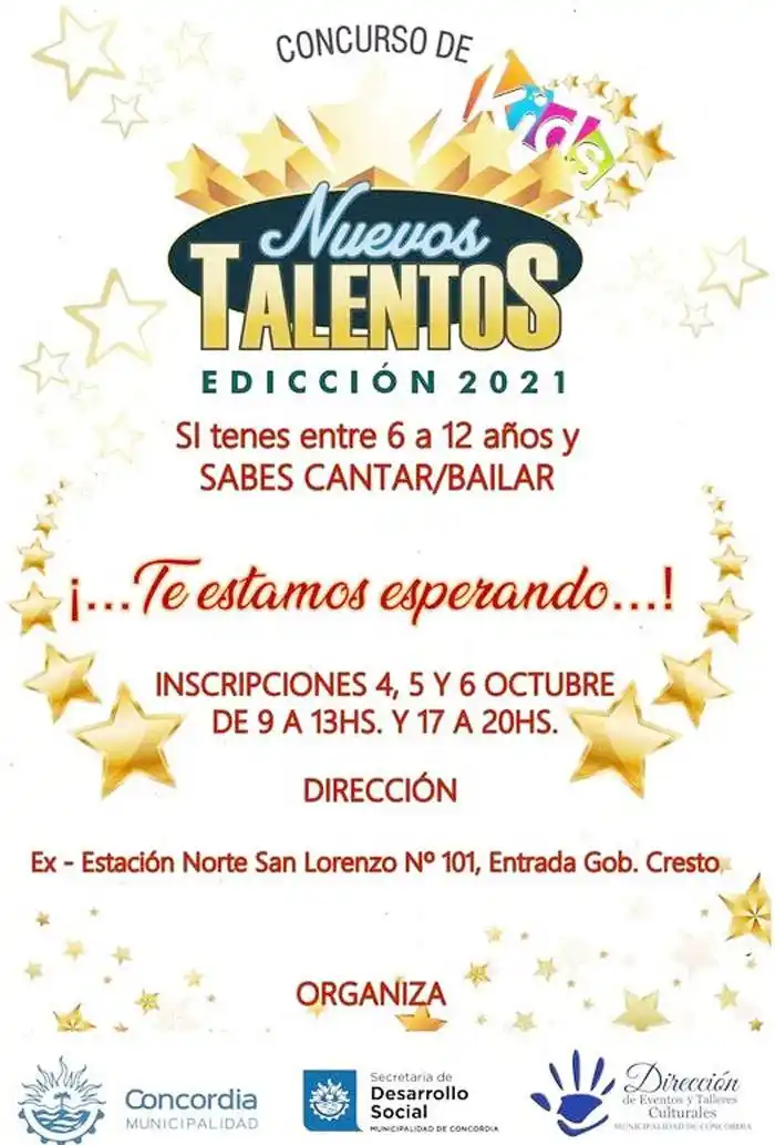 Abierta la inscripción  a la búsqueda de nuevos  talentos 2021