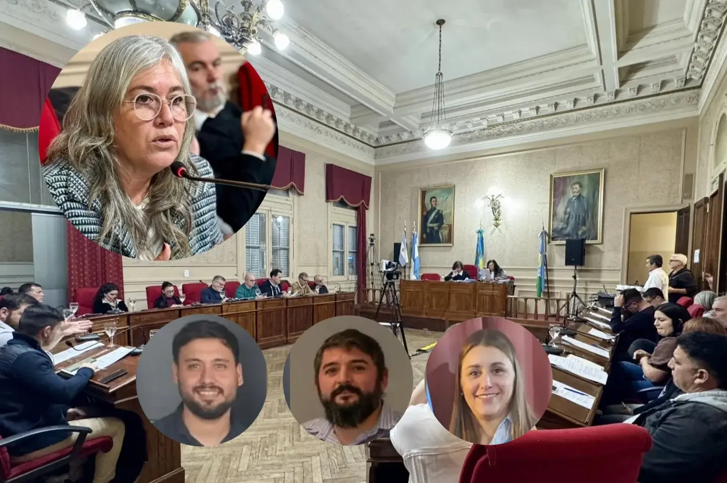 La concejala de Fuerza Patria Paola Garello cuestionó los nombramientos de Ferrari, Gravino y Noguera.