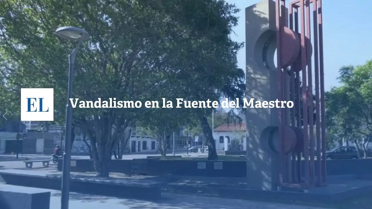 Vandalismo en la Fuente del Maestro