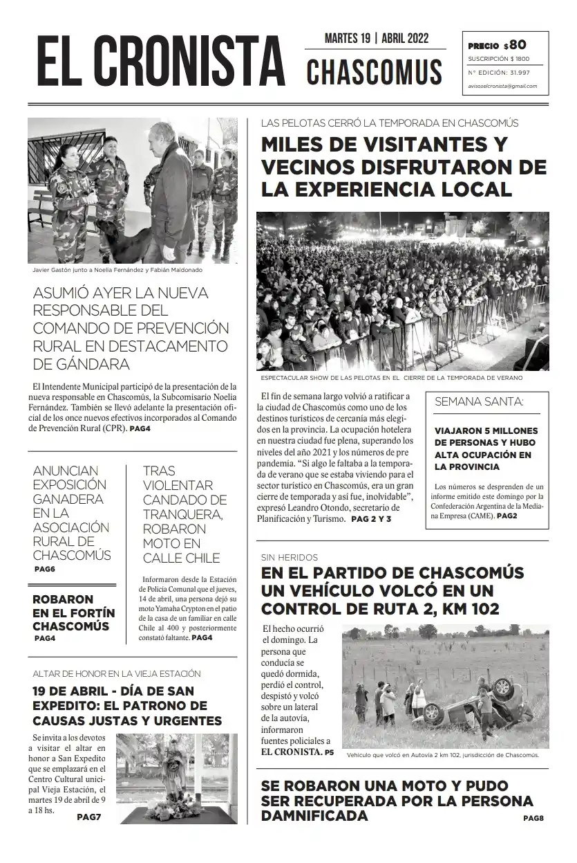 Tapa 19 abril 2022