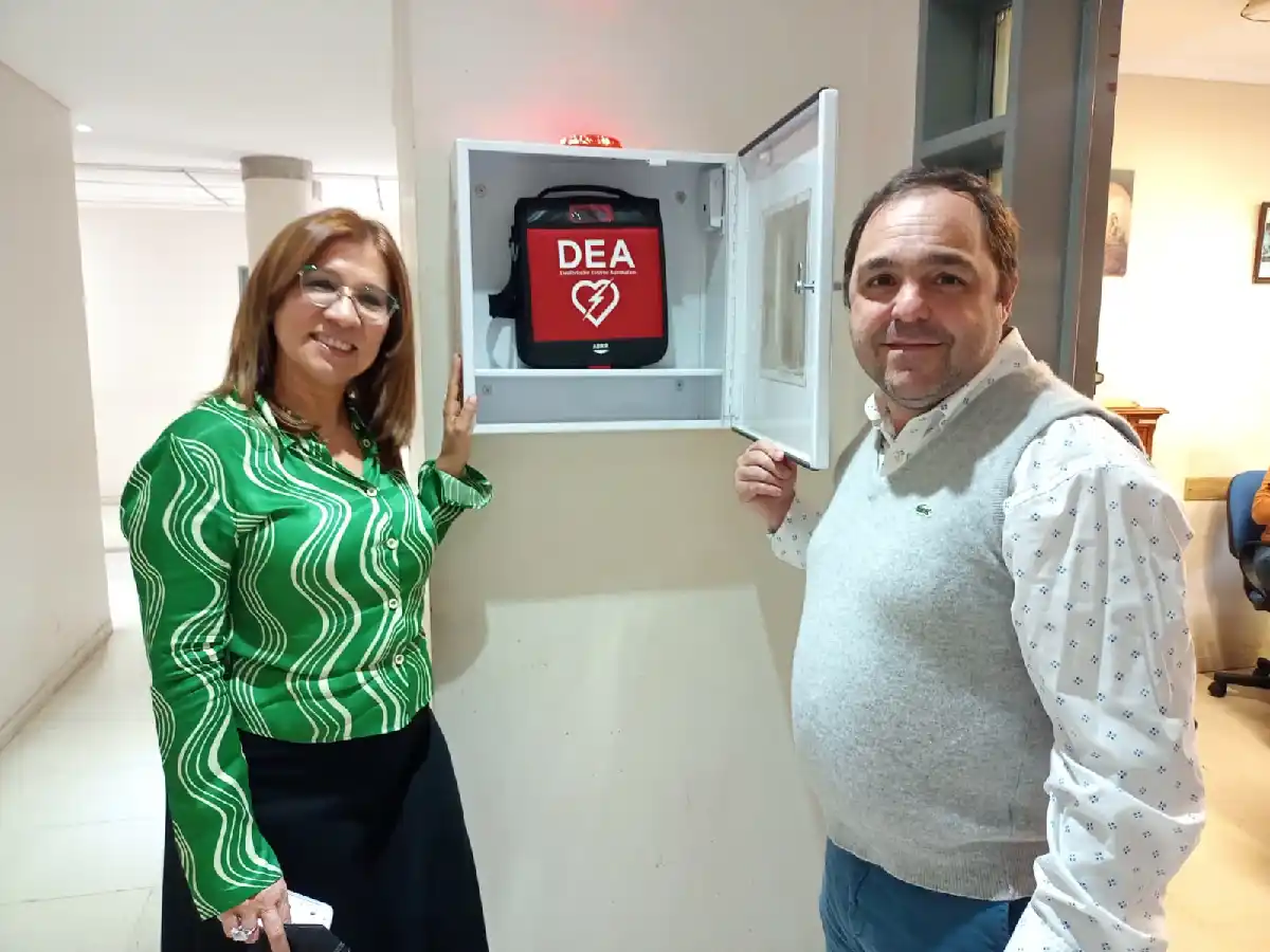 Los tribunales sanfrancisqueños  cuentan con desfibrilador  para casos de emergencias