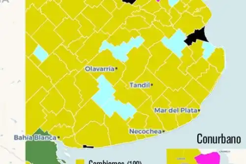 Cambiemos se impuso en cien distritos