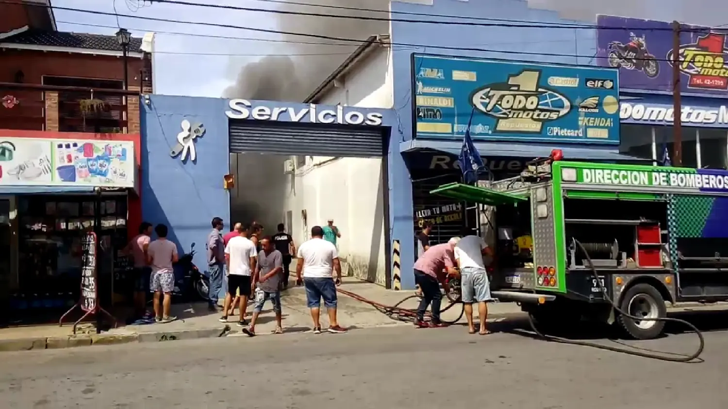 Quince motos y cuatro cuatriciclos, las mayores pérdidas del incendio en calle 46