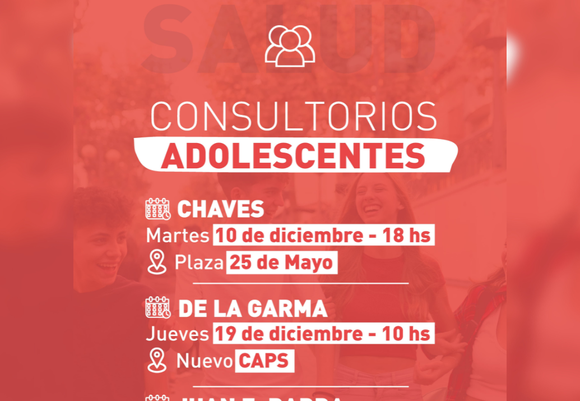 Consultorios para adolescentes: la nueva propuesta de Chaves Municipio