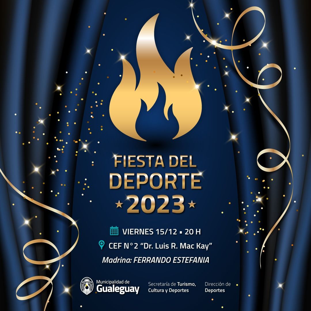 La presente edición de la Fiesta del Deporte se realizará en las instalaciones del CEF y no en el corsódromo como se había anunciado en un principio.