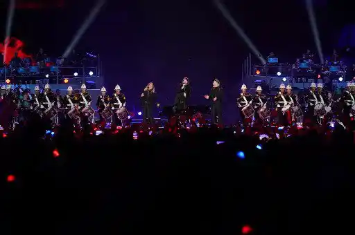 Take That se presentó durante la coronación de Carlos III como nuevo rey. Foto AFP