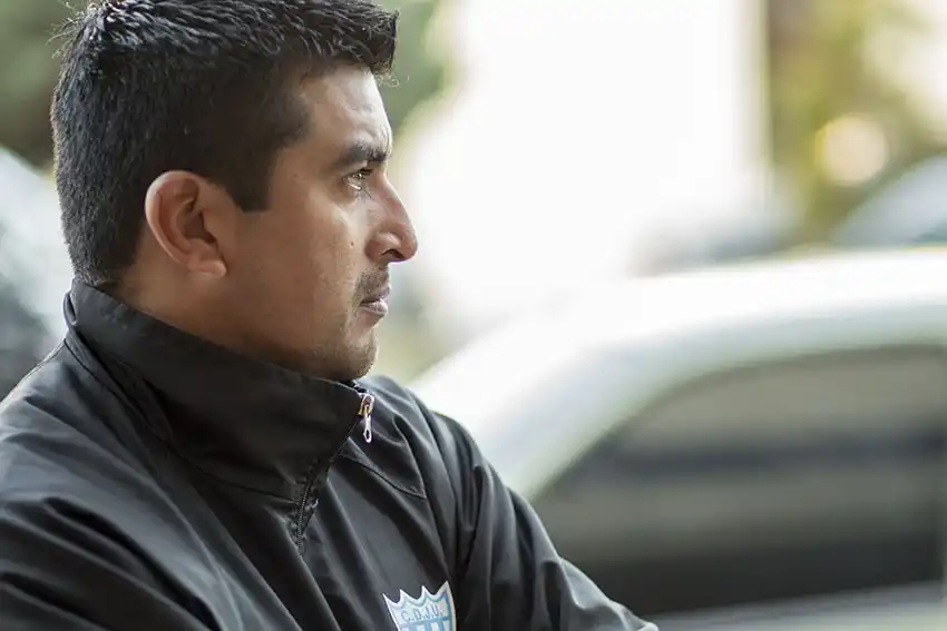 Acosta: "Estamos confiados y tranquilos para el partido de esta tarde"