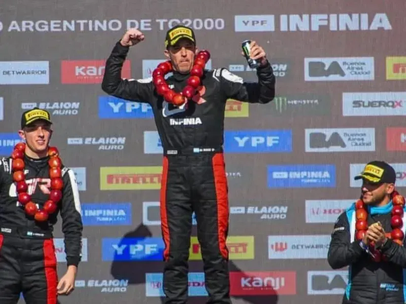 Matías Rossi, ganador en General Roca.Foto: @misil1misil