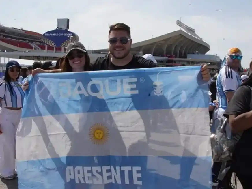 Los hinchas argentinos no podrán exhibir banderas sobre Malvinas Foto: Fernando Nicola