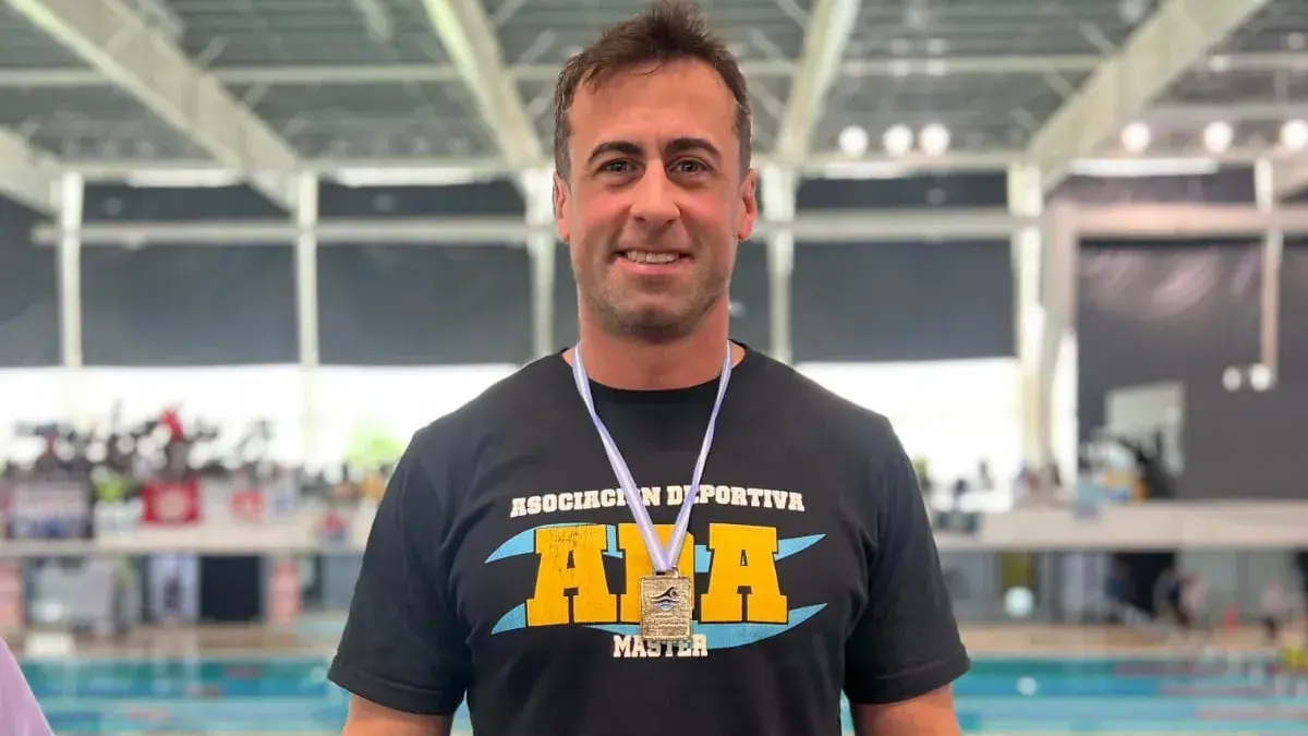 Francisco Medina y una excelente labor en el Campeonato Argentino Máster de natación