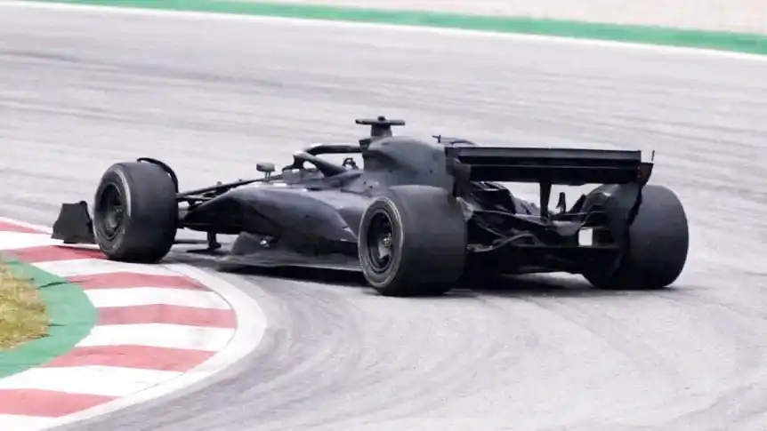 Se filtró el primer test de Audi en Barcelona con su auto para la Fórmula Uno 2026