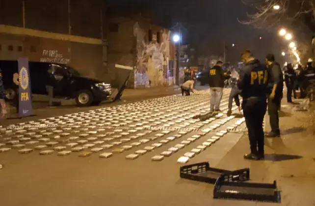 Golpe al narcotráfico: incautaron 1.500 kilos de cocaína en Empalme Graneros