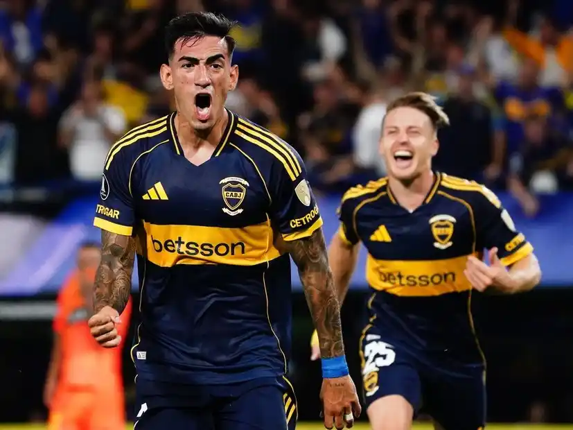 Boca armó una fiesta en La Bombonera antes del Superclásico: goleó a Barcelona de Guayaquil y lidera su grupo