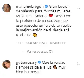 Modelos internacionales apoyaron a Osmariel Villalobos. Foto Instagram