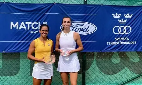 Carlé y Oz, las finalistas en Bastad.