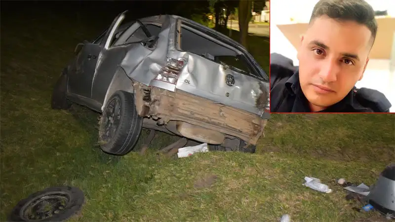 Murió un joven policía entrerriano que sufrió grave accidente de tránsito