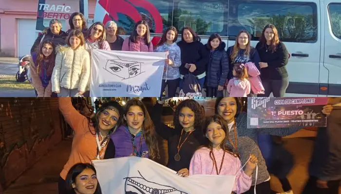 Manat danzas en una competencia nacional