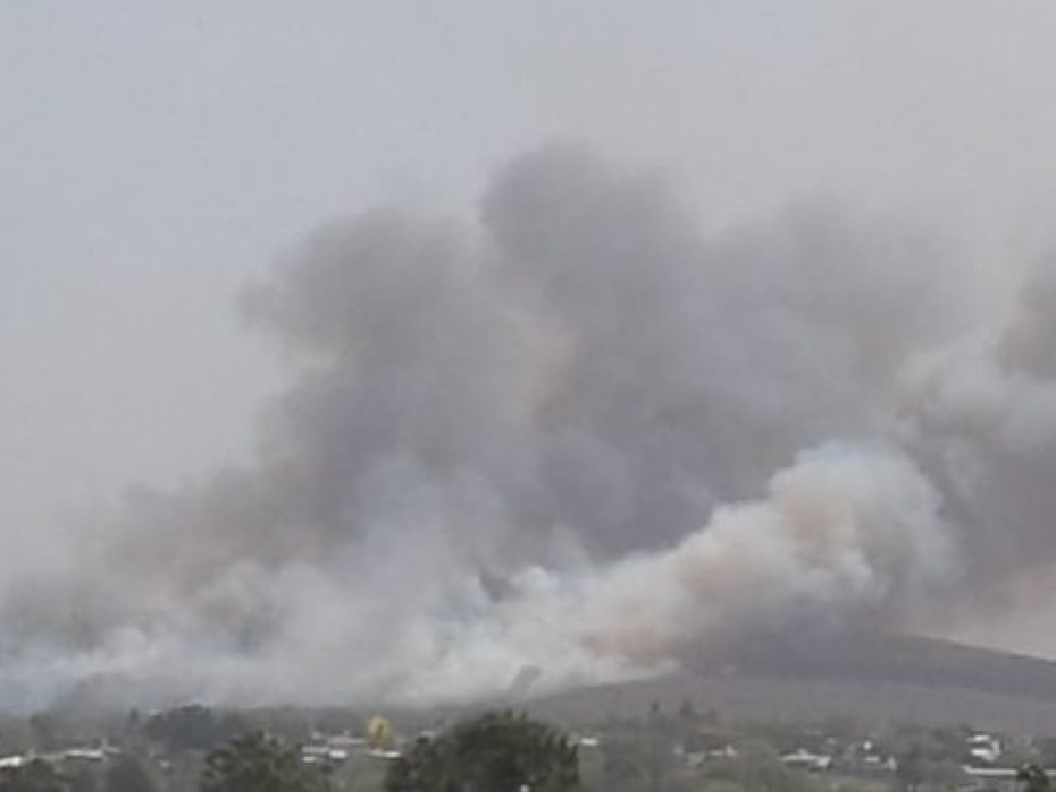 Se reiniciaron focos de incendio en Santa María de Punilla