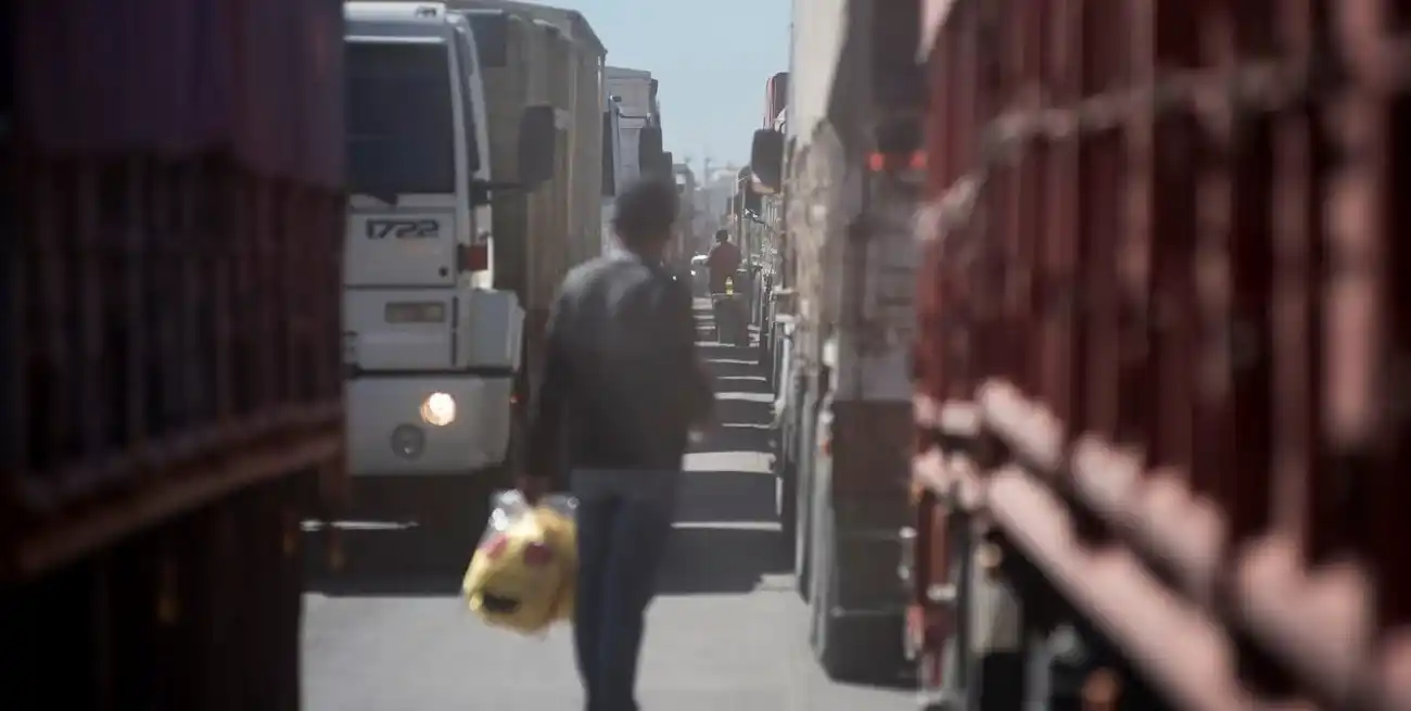 El "impacto urbano" en Villa La Ribera se evitará con el nuevo empalme de la RP91 a los puertos de Timbúes. Crédito: Marcelo Manera